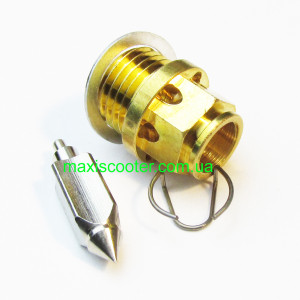 Комплект игла карбюратора Mikuni VM с седлом, VM38/11 Metal Tip