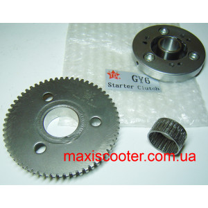 Сцепление стартера в сборе TAIDA - GY6, 152QMI, 157QMJ